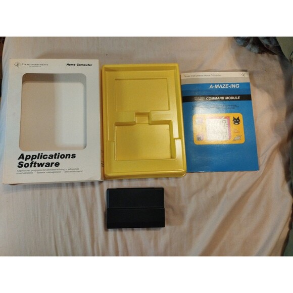 A-MAZE-ING for Texas Instruments TI-99/4A - Complete In Box - Tested - Picture 1 of 11